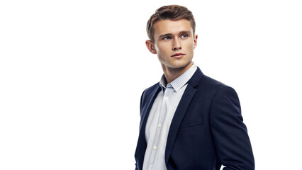 Confident Young Man in Formal Attire