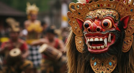 Barong Dance Mask, Bali: A Glimpse into Balinese Culture