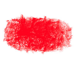 red paint brush strokes