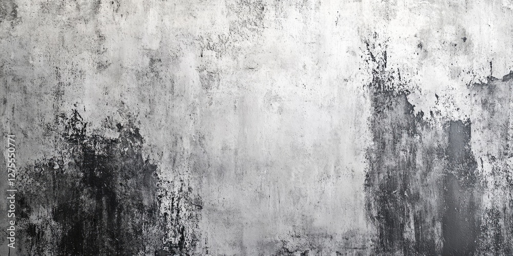 Poster textured gray concrete wall background featuring grunge elements with subtle black and white variati