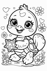 hand drawn vector illustration of a frog
