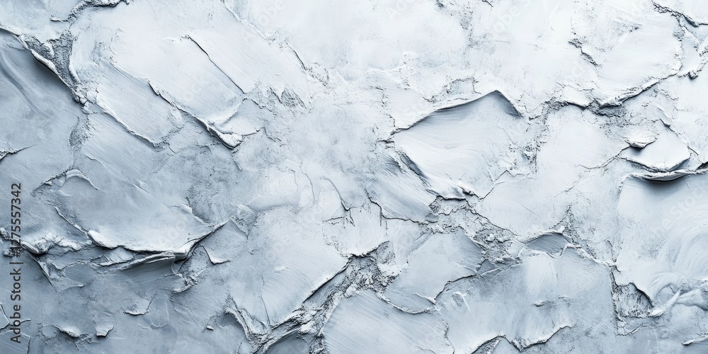 Leinwandbilder Textured gray wall with rough, cracked surface displaying various shades of light and dark gray patterns, ideal for backgrounds and design elements.