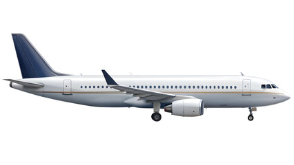Obraz premium airplane isolated on transparent white background, clipping path