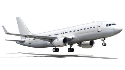 Obraz premium airplane isolated on transparent white background, clipping path