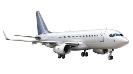 Obraz premium airplane isolated on transparent white background, clipping path