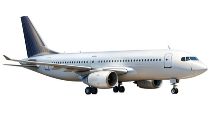 Obraz premium airplane isolated on transparent white background, clipping path