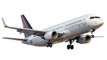 Obraz premium airplane isolated on transparent white background, clipping path
