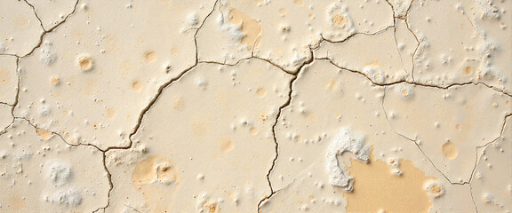 Naklejka premium Weathered stone surface with deep cracks and textures, natural decay