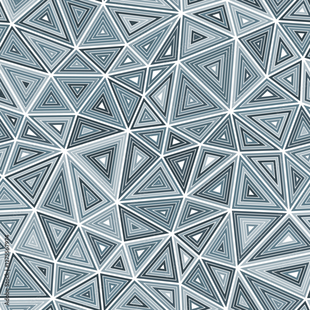 Poster geometric template background. medium triangles size. multiple repeated inner triangles. mono tone c