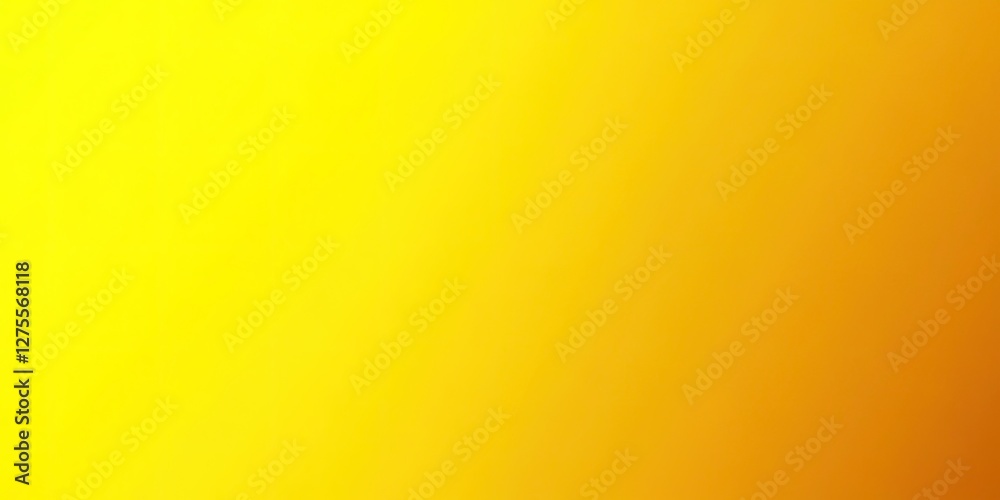 Fototapete Gradient of bright yellow to warm orange colors, soft texture fading from left to right, creating a vibrant backgrounds suitable for various designs