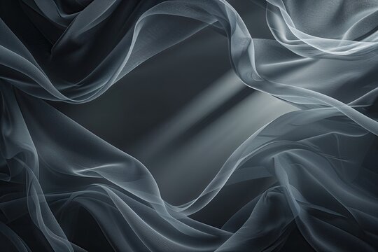 Charcoal Light Veil Background with Shadow Gradient Effect for Atmospheric Design