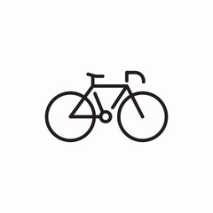 bicycle sport transport icon vector sign
