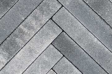 gray paving stone tiles top view