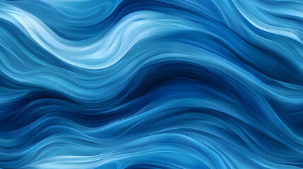 Fototapeta premium abstract blue background with smooth lines and waves