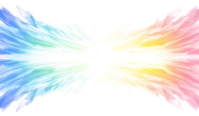 Rainbow burst abstract background, digital art, website design