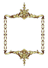 gold frame vintage