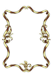 gold frame vintage