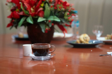 a cup of coffee