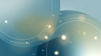 Minimalist Abstract Background with Glowing Circular Lines – Modern Gradient Design