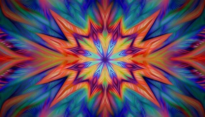 Blur star pattern wide banner background. Generated image