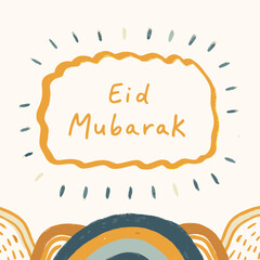 abstract vector background for Eid day