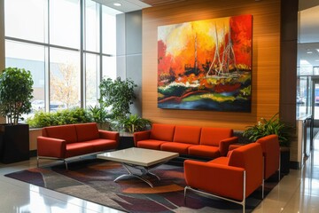 Modern office workspace with collaborative team settings and innovative design elements for business professionals and entrepreneurs