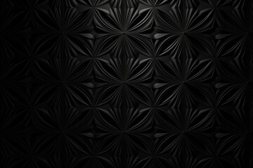 Black floral pattern background