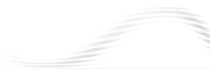 Abstract  white and gray color, modern design stripes background with curve lines, wavy pattern. Vector illustration.