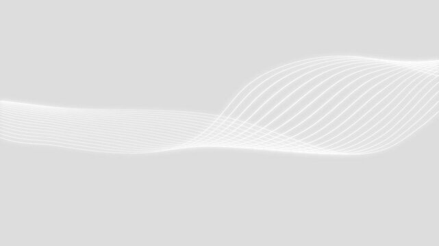 Wave technology background. Flowing abstract waves animation.