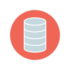 Icon a data, isolated against a clean background.
