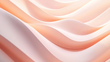 Vertical background with warm pale pink curves that form a flowing, organic pattern.