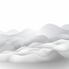 Fototapeta premium Abstract smooth hills landscape background for a website, presentation or banner image
