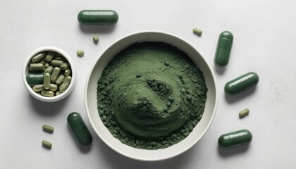 Minimalist Composition of Powder with Capsules