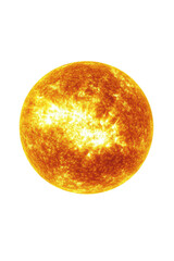Isolated Sun with Bright Surface