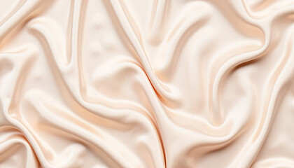 Obraz premium Elegant silk fabric texture with smooth folds, minimalist design