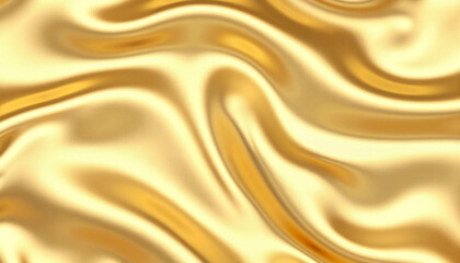 Obraz premium Luxurious golden foil texture with smooth reflections, branding elegance