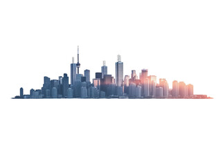 Isolated Toronto Skyline