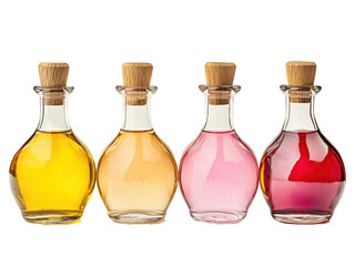 Isolated Color Cosmetic Bottles