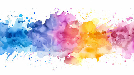 Obraz premium Abstract colorful watercolor background