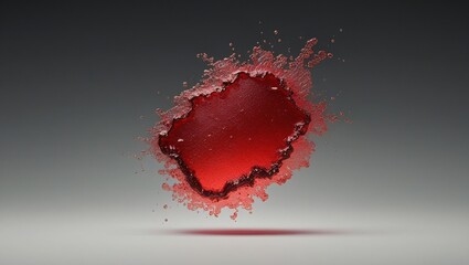 heart with blood drops