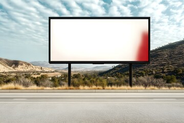 Obraz premium Billboard Advertising Mock-Up Template for City Streets