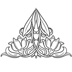 ornament, line,png,vintage
