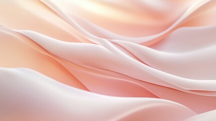 Obraz premium Warm pale pink curves gently arching and intersecting on a vertical background, creating a layered, dynamic effect.