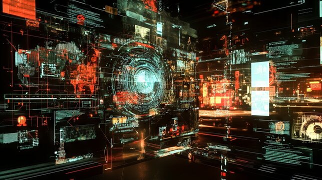 Illustration of a machine learning process featuring artificial intelligence, deep data mining, and machine learning as components of modern computer technology concepts, portrayed in a 3D rendering - Powered by Adobe
