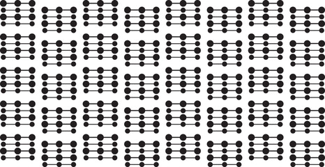 Fototapeta premium Abstract Dotted Grid Connection Pattern.