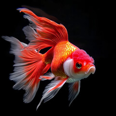 Vibrant Goldfish: A Symbol of Prosperity and Serenity in Aquatic Elegance