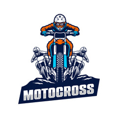 motocross logo vector
