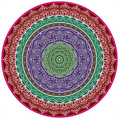 Signs and symbols. Circle pattern lotus or flower mandala art design. colorful, vintage, tradition, classic, dco, cycle, islamic, arabic, embroidery, bandana, Indian motifs, traditional, Turkish.