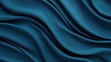 Obraz premium Serene Blue Flowing Lines in Soft Fabric Creating a Calm and Peaceful Background