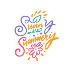 A Captivating and Cheerful Sunny and Summery Vibrant Typography Design for Various Uses
